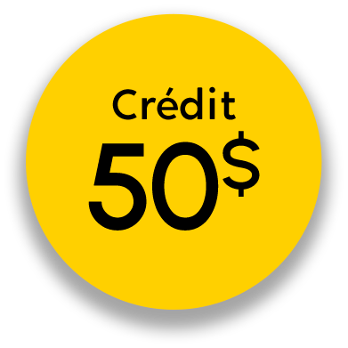 Crédit 50$