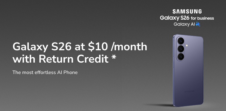 Galaxy S26 with return credit