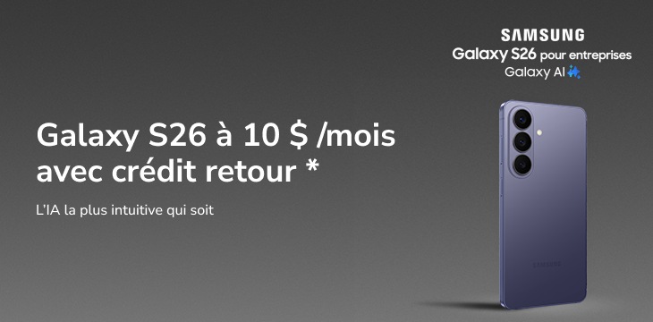 Galaxy S26 avec crédit retour