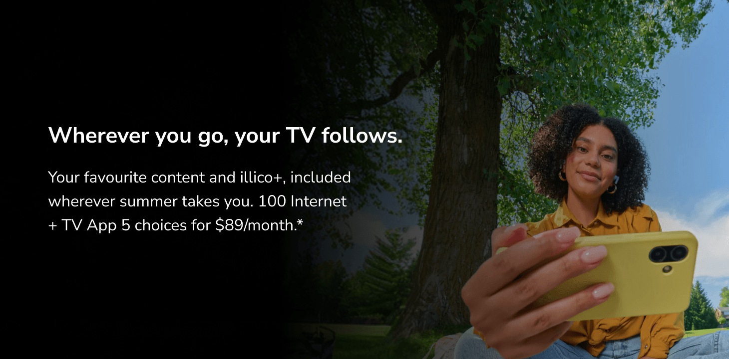 Wherever you go, your TV follows.