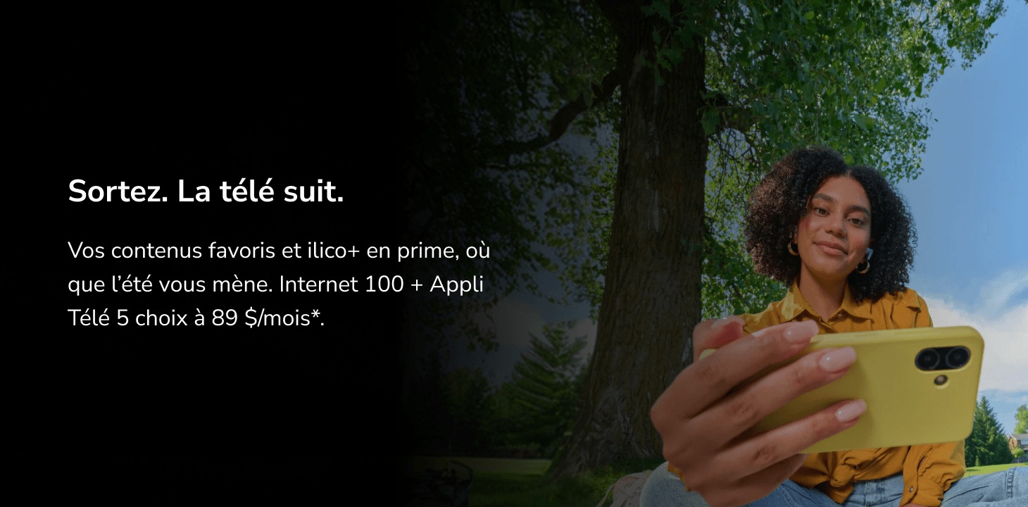 Sortez. La télé suit.