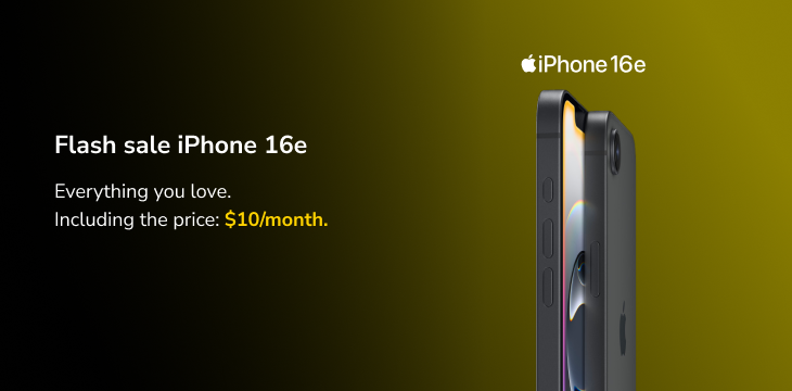 Flash sale iPhone 16e
