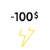 Crédit foudroyant de 100 $