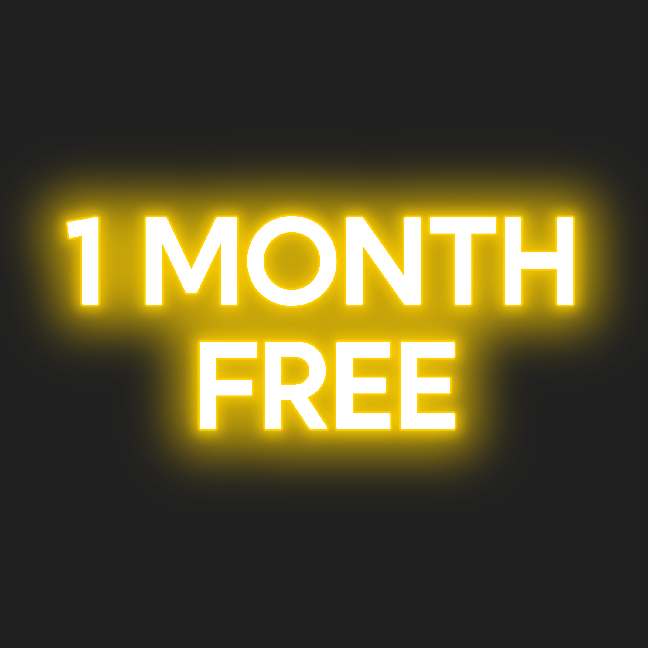 1 month free