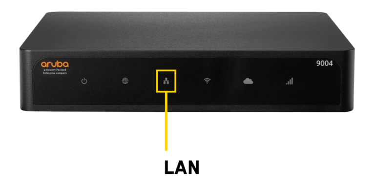 Aruba 9004 DEL LAN front