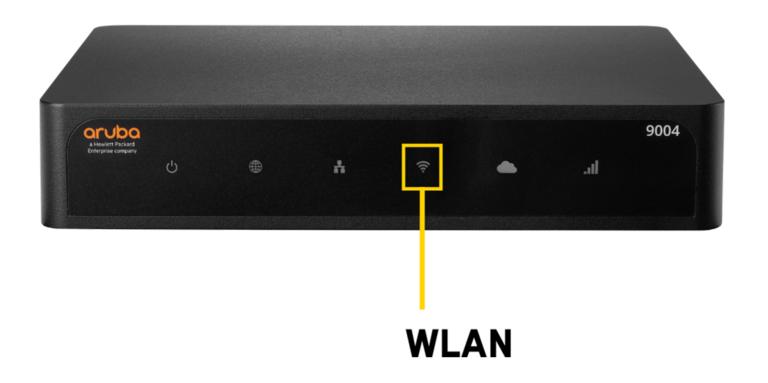 Aruba 9004 DEL WLAN front