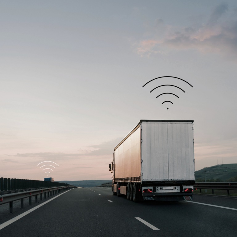 truck road wifi transport