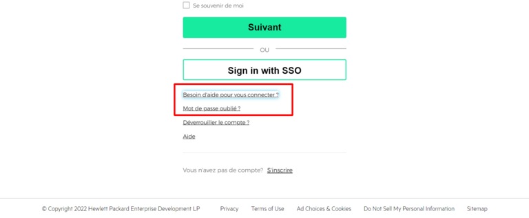 Hewlett Packlard - Suivant - Besoin d'aide pour