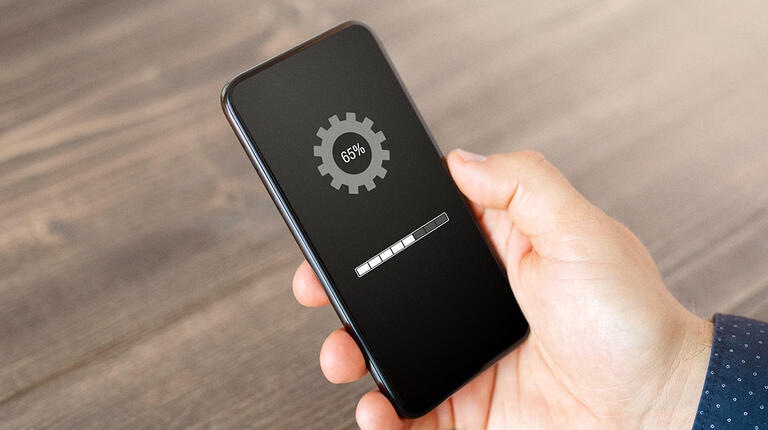 The refurbished cell phone is then reset