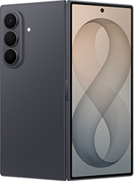 Samsung Galaxy Z Fold8 Ultra Graphite front view and folded view