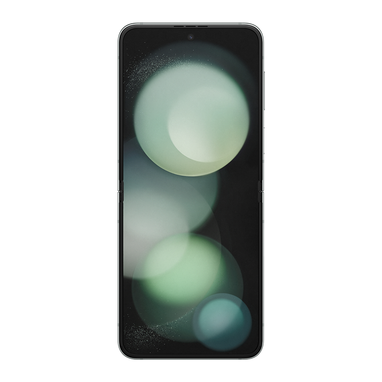 Samsung Galaxy Z Flip5 - Mint Color - Front view