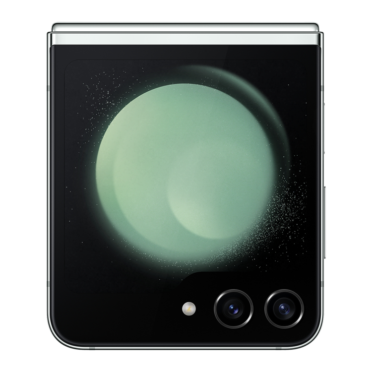 Samsung Galaxy Z Flip5 - Mint Color - closed front