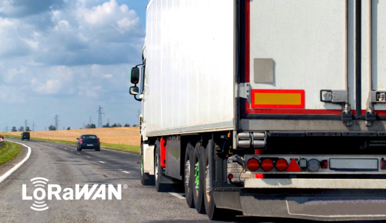 LoRaWAN road truck