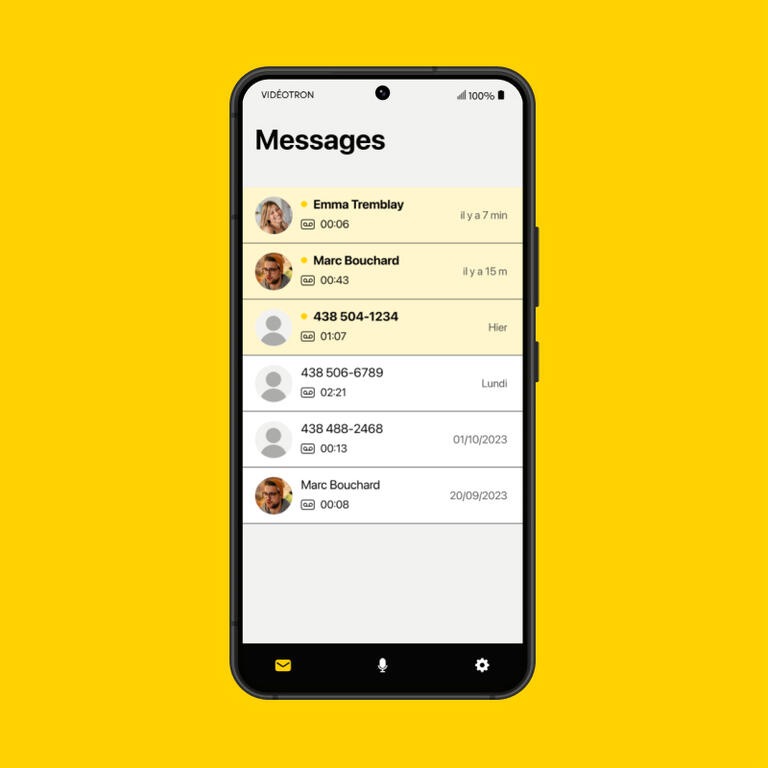 message android
