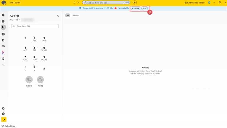 Webex Guide Utilisateur Renvoi Appels Éteindre Modifier 9