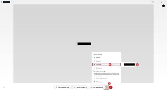 Webex guide utilisateur conférence Fusionner 5 6 7
