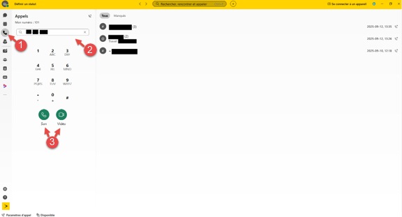 Webex Guide Appels 1 2 3 
