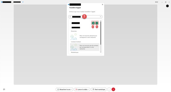Webex Guide utilisateur Transfert d'appel 3 4 5