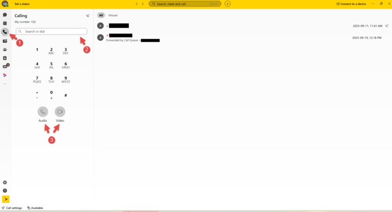 Webex User Call 1 2 3