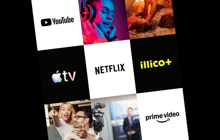 Apple TV Netflix Illico plus