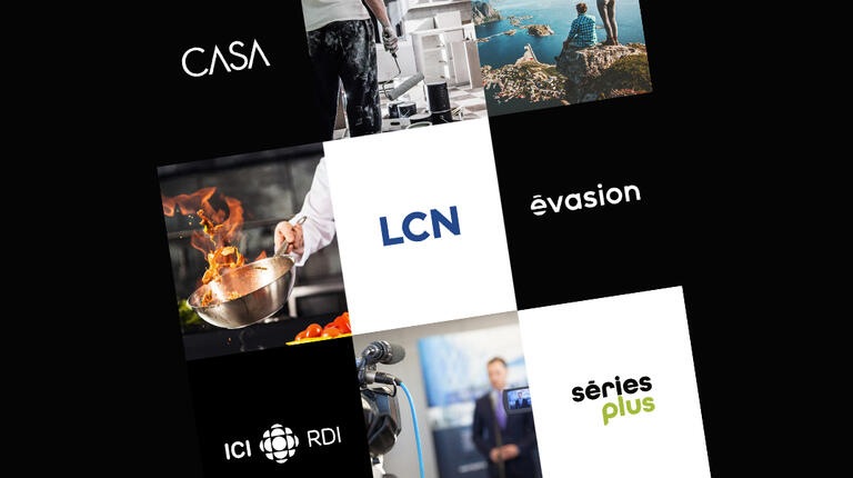 Chaînes TV LCN Évasion Casa ici Rdi