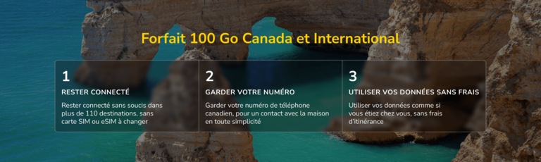 Le forfait prêt-à-voyager 