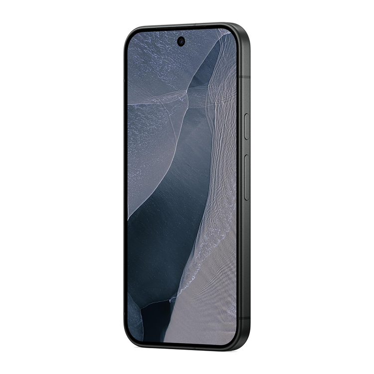 Google Pixel 11 Pro Noir volcanique vue de côté gauche