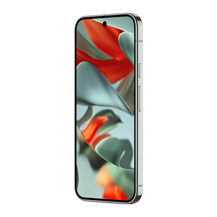 Google Pixel9 pro XL Side view with volumn button Hazel