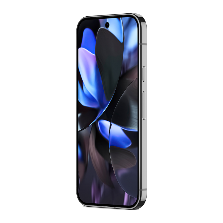 Google Pixel 9 Pro Obsidian Side view with volumn button