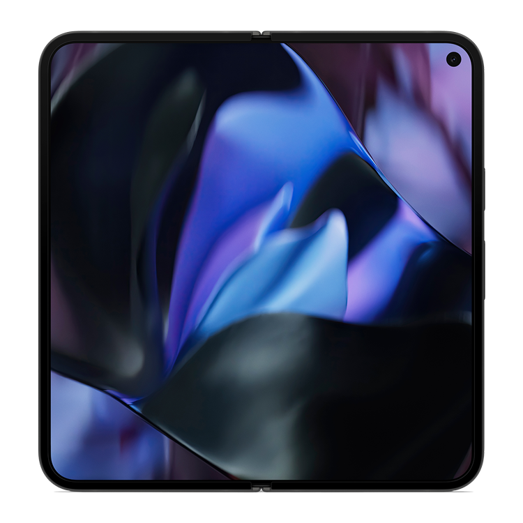 Google Pixel 9 Pro Fold seen from the front, unfolded screen
