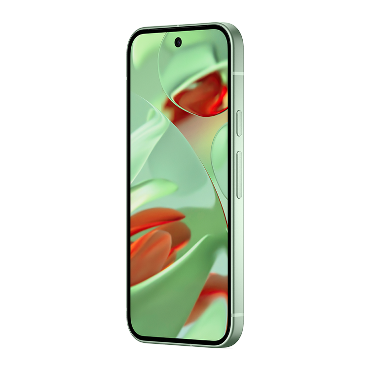 Google pixel 9 Side view with volumn button Wintergreen