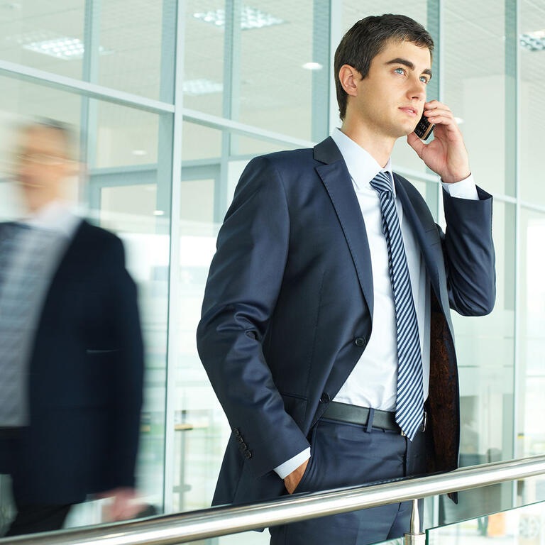 homme Affaires Mobile