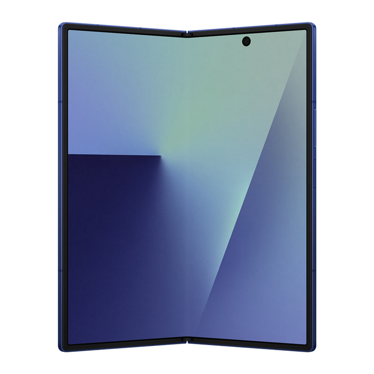 Samsung Galaxy Z Fold7 Ombre bleu vue de face