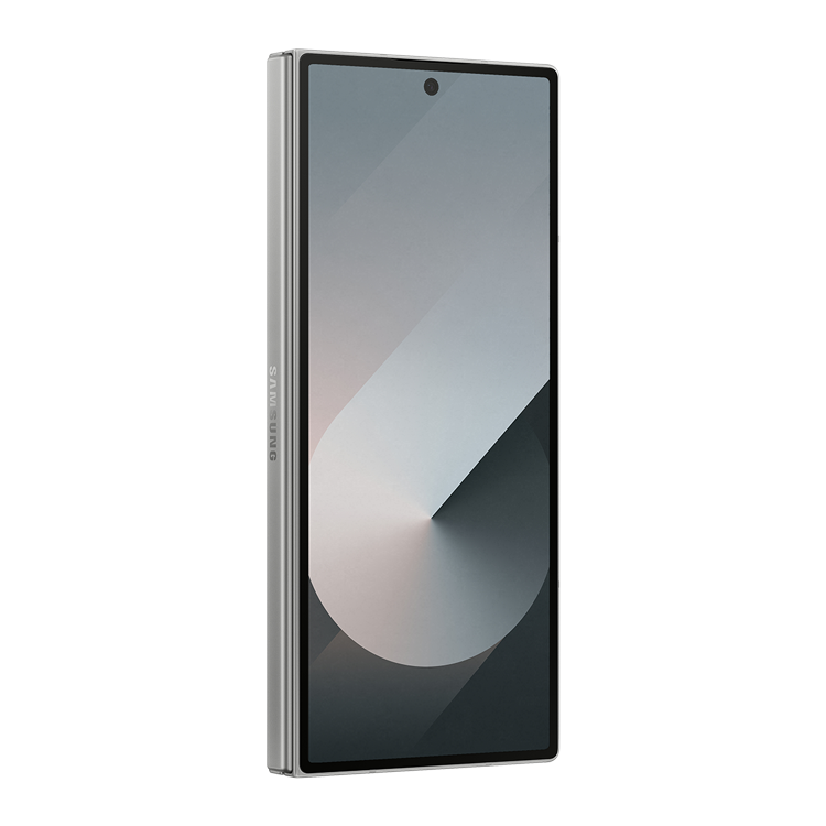 Samsung Galaxy Fold6 Ombre argent vue de côté