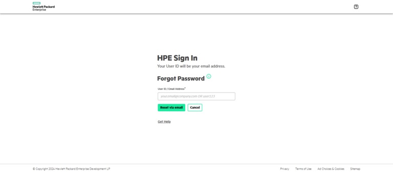 Hewlett Packard - Réinitialiser le mot de passe