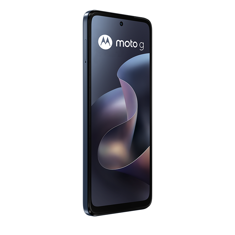 Motorola moto g 2026 Souffle cendré vue face gauche écran