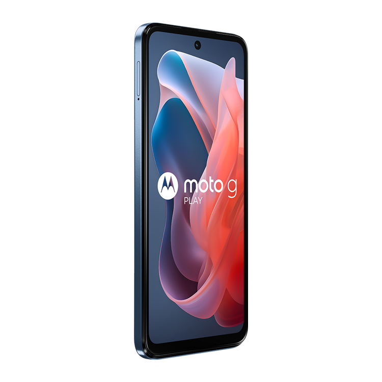 Moto G play 2024 vue de côté sans bouton