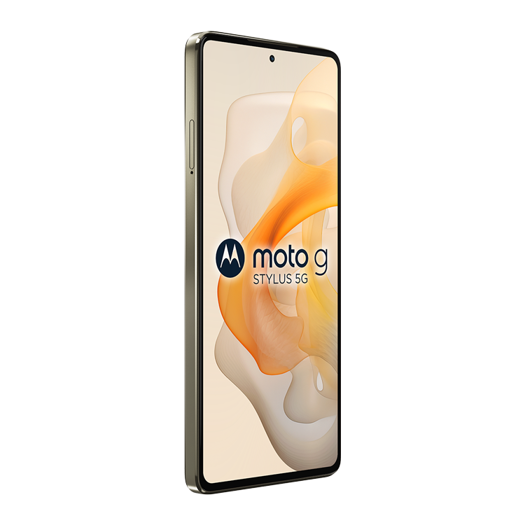  moto g stylus 5G - 2024 Caramel latte color  view without volume button