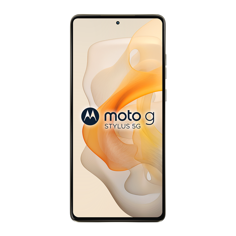  moto g stylus 5G - 2024 Caramel latte color front view