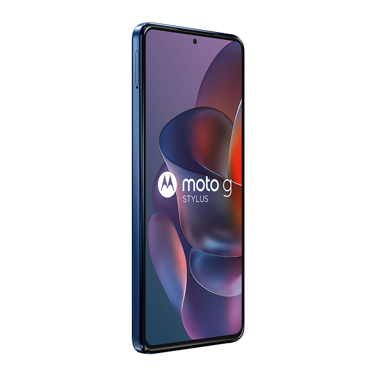 Motorola moto g stylus - 2025 Mer de Gibraltar vue de côté avec bouton volume