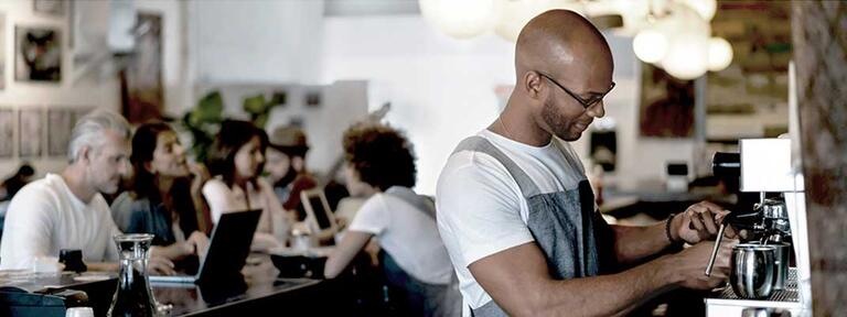 barista café tablier