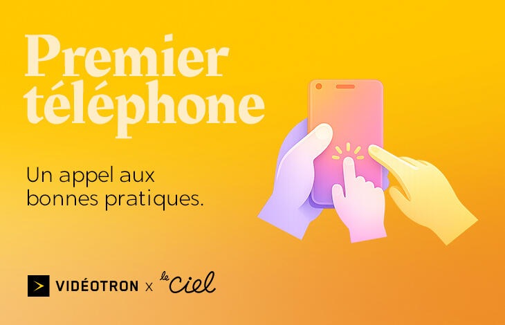 Premier téléphone - Vidéotron x Le CIEL