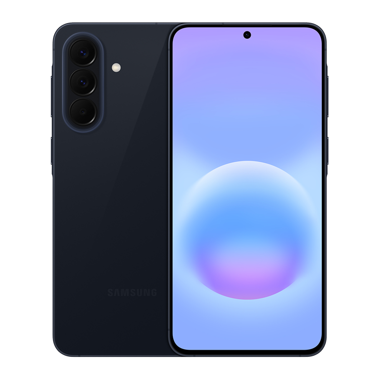 Samsung Galaxy A57 - Awesome Navy - front and back view