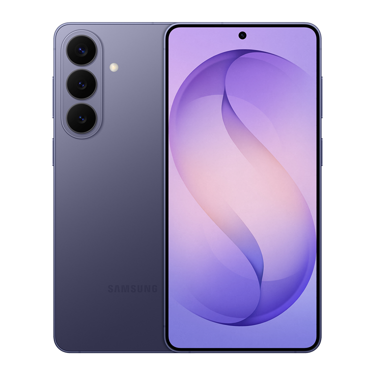 Samsung Galaxy S26+ Cobalt Violet front and Back view