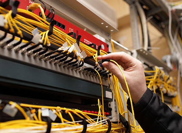 Installation fibre optique