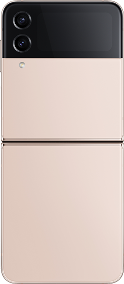 Zflip4 open Pinkgold