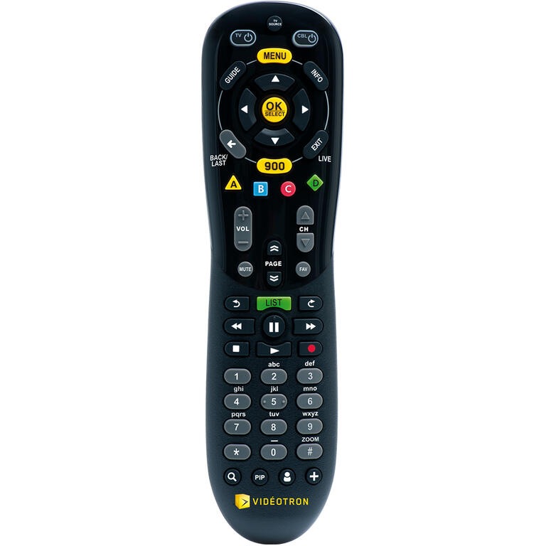 new generation illico remote control