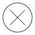 X Circle Outline