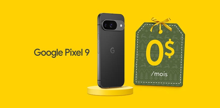 Pixel 9 à 0 $/mois - 730x360