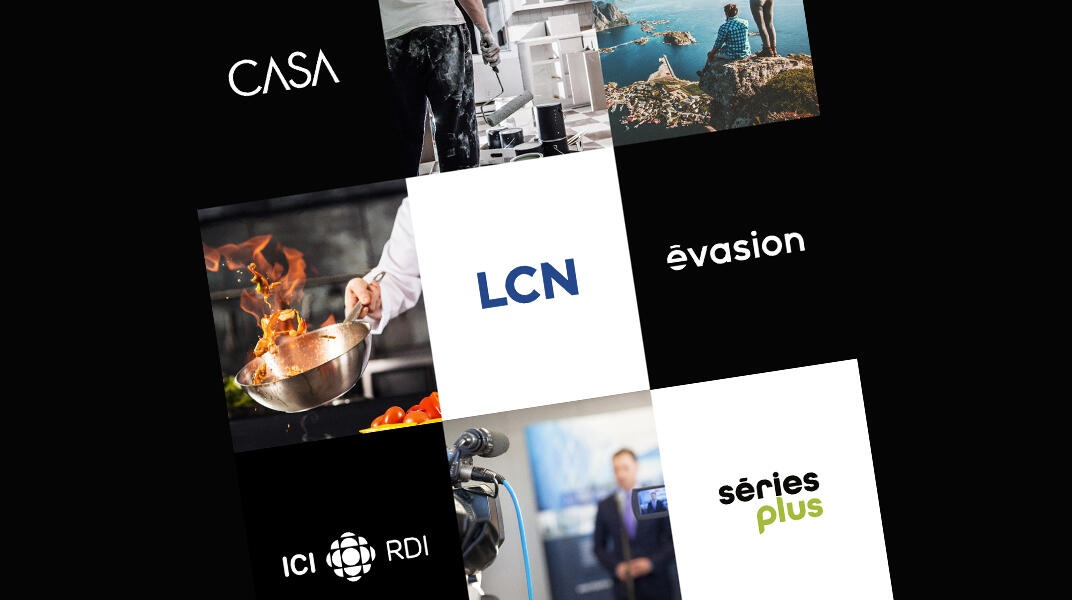 Chaînes TV LCN Évasion Casa ici Rdi